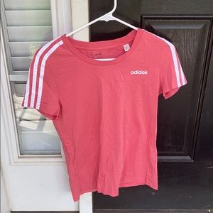 Pink adidas shirt